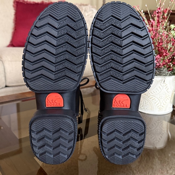 Sorel ONA AVE Women’s Black Waterproof Leather Platform Combat Boot Size 9 - Picture 14 of 17